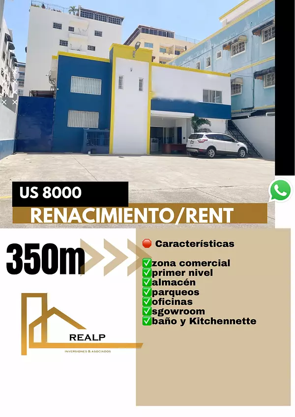 oficinas y locales comerciales - Alquiler local en el Renacimiento  1