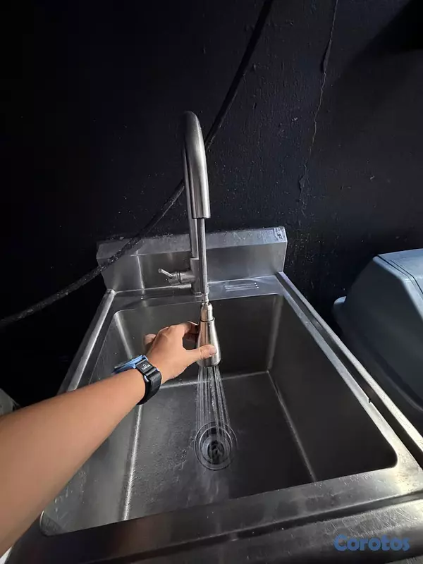 equipos profesionales - Lavabo de Acero Inoxidable 3