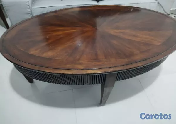 muebles y colchones - Juego de mesas en nogal  1