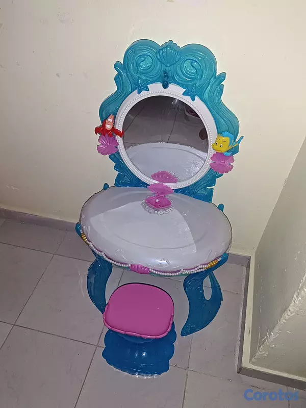 juguetes - Tocador o Vanity de niña de "La sirenita Ariel ", Disney  2