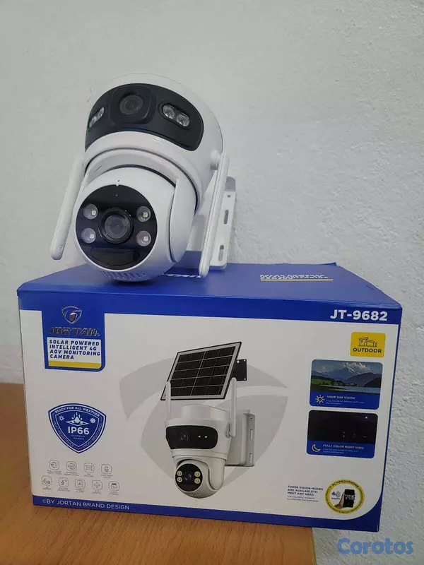 camaras y audio - CAMARA WIFI DE EXTERIOR TIPO DOMO 360° SOLAR AP- 1 2