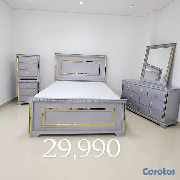 muebles y colchones - Juego de habitación pirámide completo con. Su colc 6