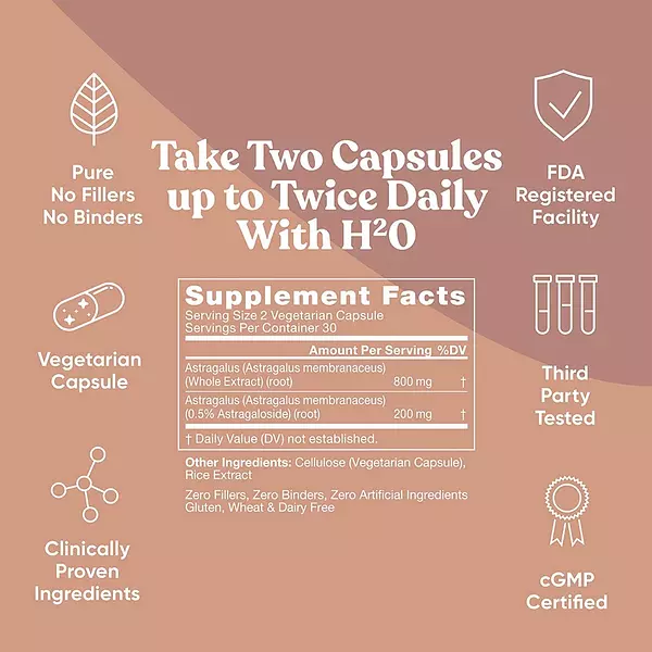 Salud y Equipamiento Médico - Astragalo  1000 Mg Eu Natural - Un - Unidad A $4274 2
