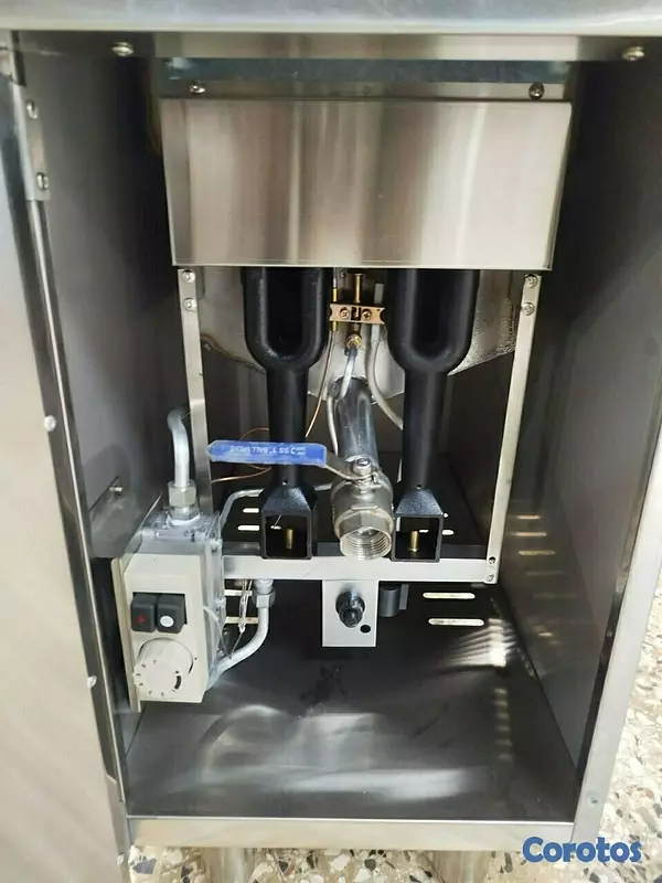 equipos profesionales - Freidora industrial doble de papas de 25 litros 3