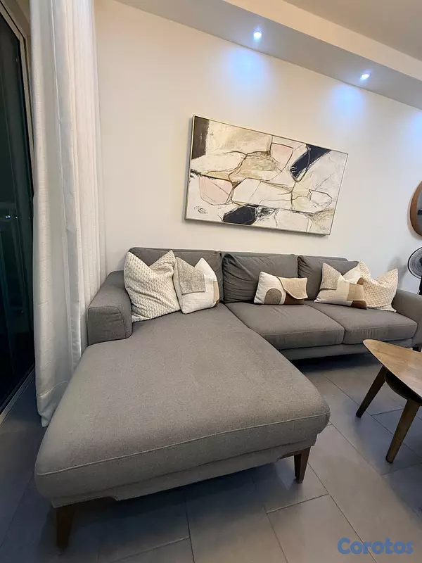 muebles y colchones - Vendo Sofá gris  2