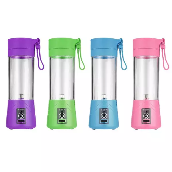 electrodomesticos - Licuadora Portatil Recargable Portable Jugos Batidos Batidor 4 CUCHILLAS 5