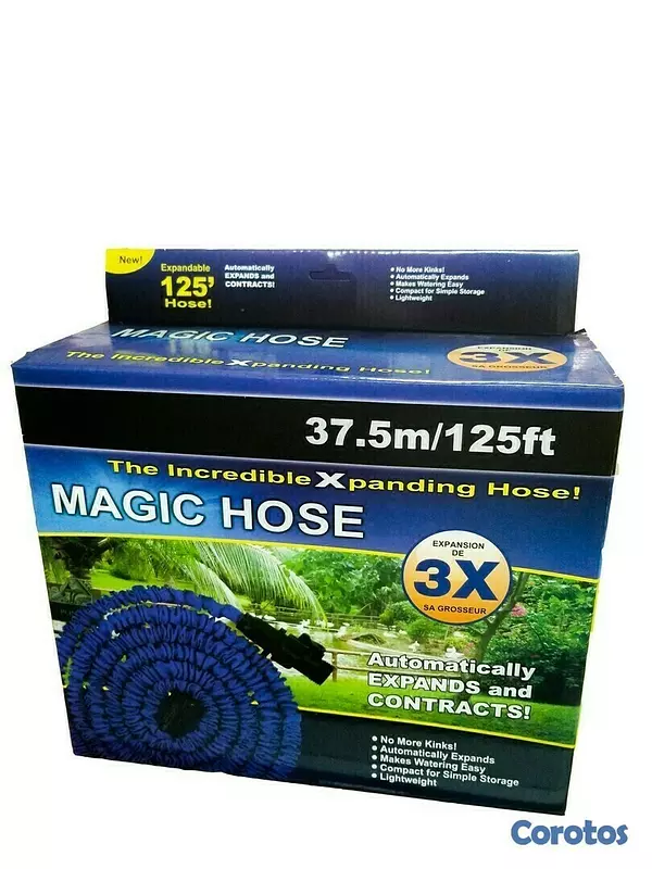 herramientas, jardines y exterior - Manguera expandible  potente de nuevo diseño con pistola gratis - 125 pies. 3