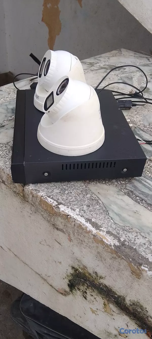 camaras y audio - Dvr de 4 canales con 2 cámaras full color con audi 2