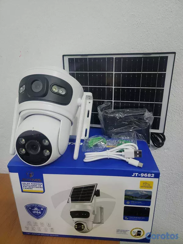 camaras y audio - CAMARA WIFI DE EXTERIOR TIPO DOMO 360° SOLAR AP- 1 3