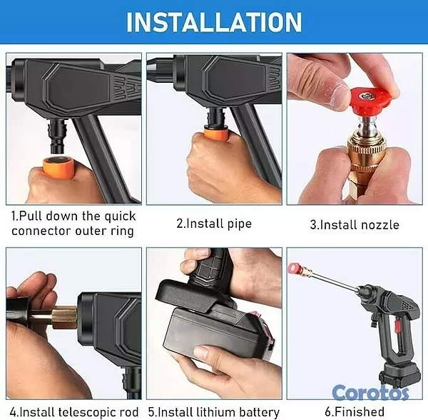 herramientas, jardines y exterior - Pistola de 48v - 8107 5
