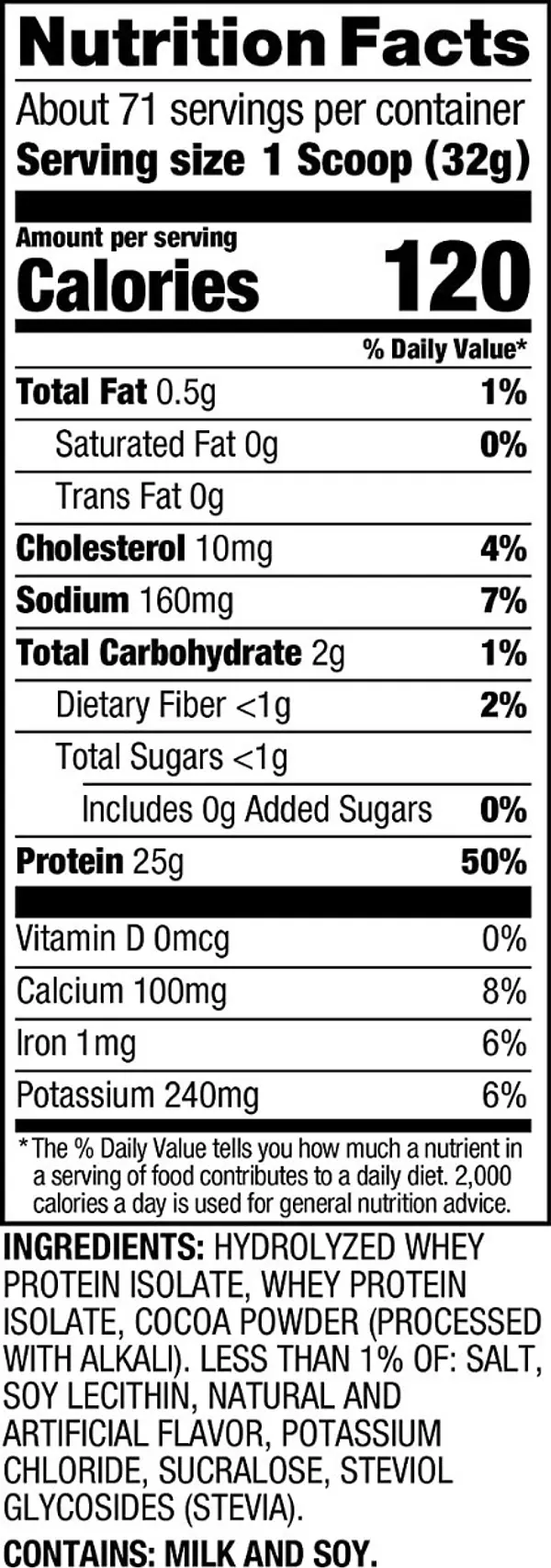 Salud y Equipamiento Médico - Proteina Iso 100 Chocolate 5 Lb 2