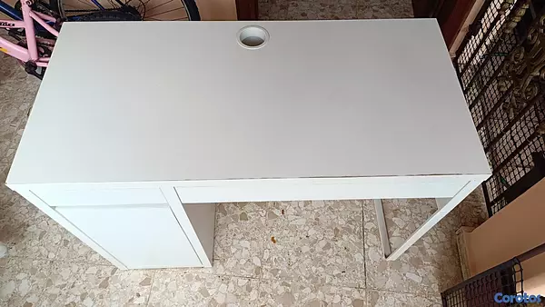 muebles y colchones - ESCRITORIO BLANCO 6