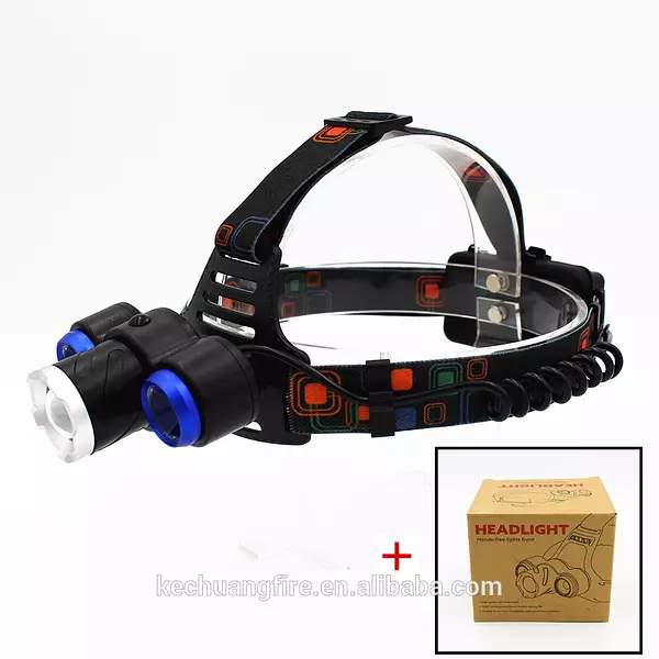 bicicletas y accesorios - Lampara Linterna De Cabeza Luz Led Recargable. Pesca. Bicicleta Camping foco 3