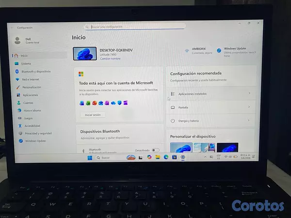 computadoras y laptops - Laptop Dell latituded 7490 8