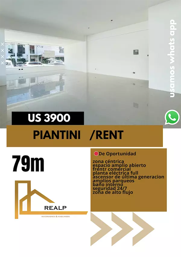 oficinas y locales comerciales - Local céntrico en Piantini  1