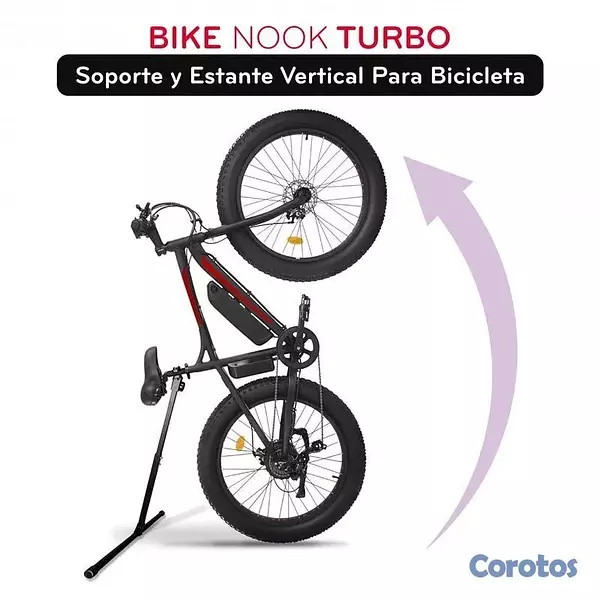 Artículos Deportivos - Soporte Vertical para Bicicletas Bike Nook Turbo 2