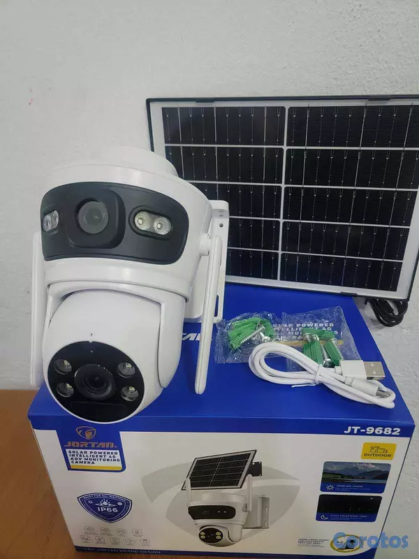 camaras y audio - CAMARA WIFI DE EXTERIOR TIPO DOMO 360° SOLAR AP- 1 4
