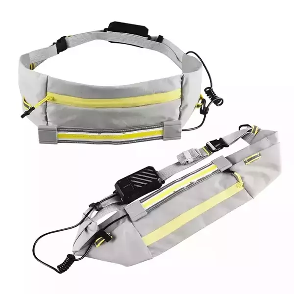 Artículos Deportivos - Riñonera para correr con luz LED, bolso deportiva impermeable maricona cinturon 3