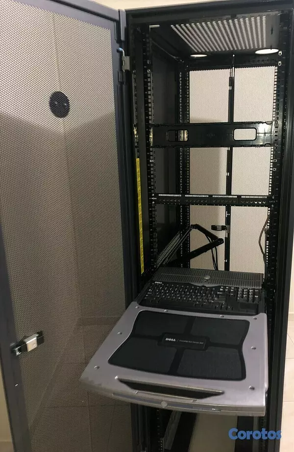 equipos profesionales - Dell 4210 Server Rack 42U modelo PS38S 19, Cerrado.+KVM Switch modelo #PDJCN 17 8