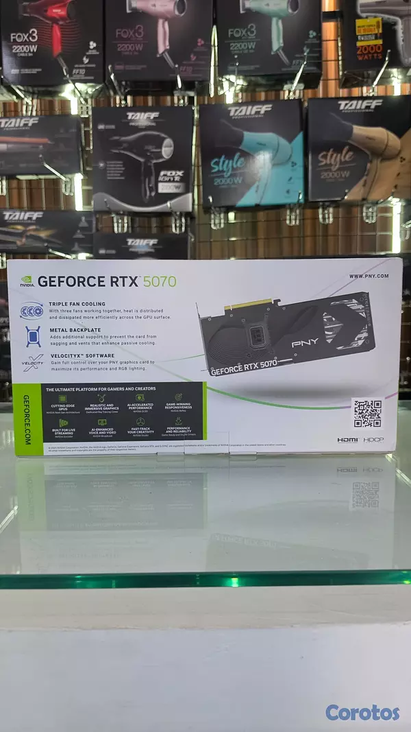 computadoras y laptops - Tarjeta de video Nvidia Geforce RTX 5070 12GB  2