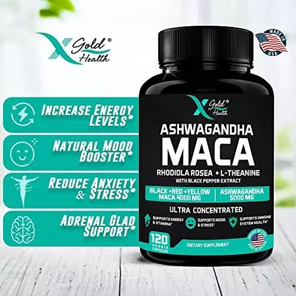 Salud y Equipamiento Médico - Capsulas De Ashwagandha De Extracto 30:1 4