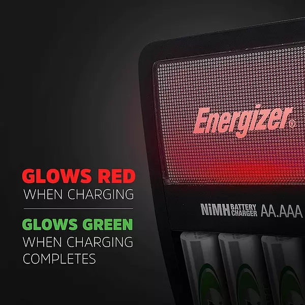 Salud y Equipamiento Médico - Cargador Bateria Energizer Con 4 Baterías Aa Nimh Recargable 7
