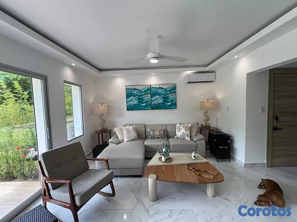 casas vacacionales y villas - Villa Duplex en Playa Nueva Romana de 2 hab 7