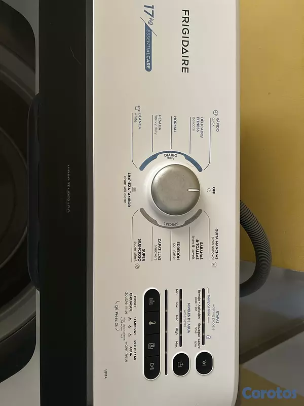 electrodomesticos - LAVADORA FRIGIDAIRE de Carga Superior con Agitador - 17Kg Blanca/ NEGOCIABLE 6