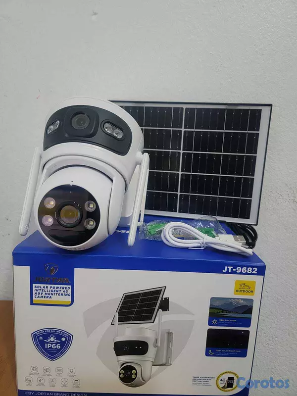camaras y audio - CAMARA WIFI DE EXTERIOR TIPO DOMO 360° SOLAR AP- 1 5