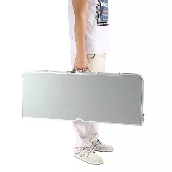 herramientas, jardines y exterior - Mesa Plegable Portatil de Aluminio Armable Ajustable Camping viaje 4