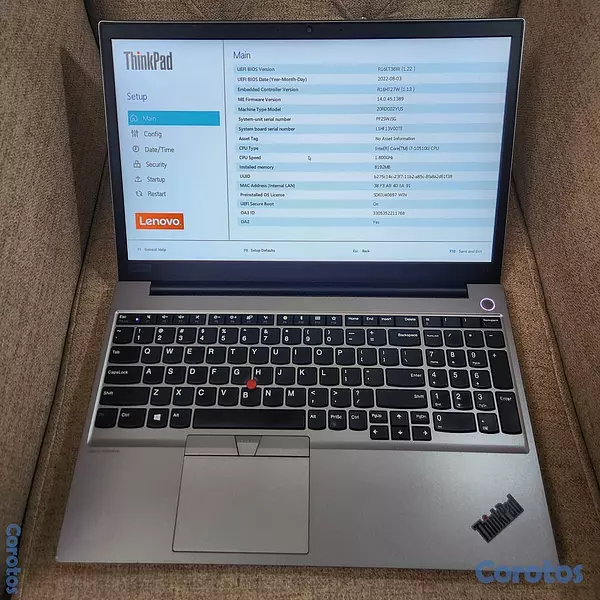 computadoras y laptops - 💻 Lenovo ThinkPad E15 Intel Core i7-10510U 8GB RAM 2