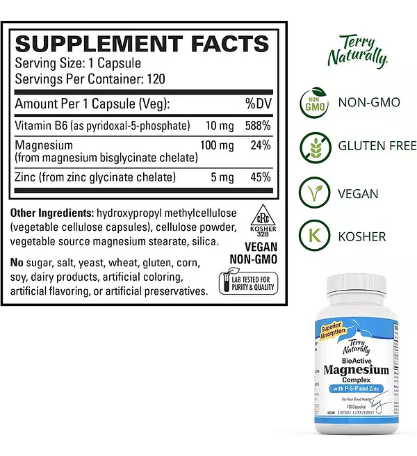 Salud y Equipamiento Médico - Complejo De Magnesio 100mg 2