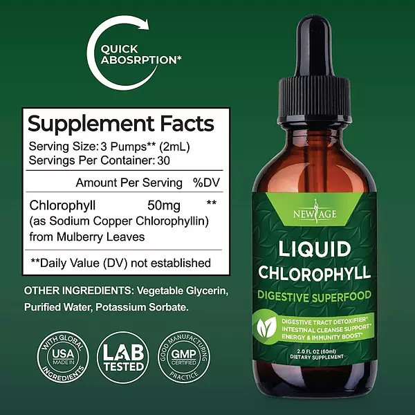 Salud y Equipamiento Médico - Clorofila 50 Mg New Age 2