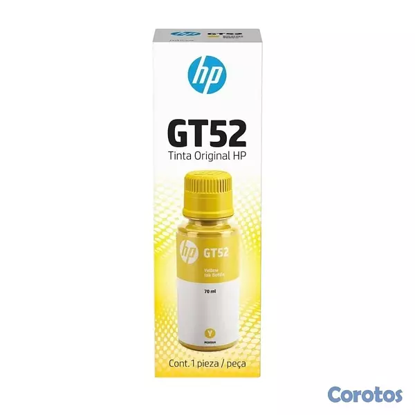 articulos de oficina - TINTA HP GT52 AMARILLA 2