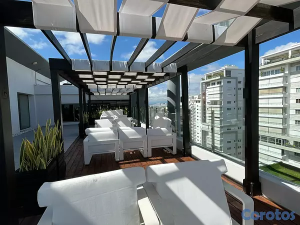 apartamentos - Apartamento Alquiler Piantini Amueblado DOS Habita 13