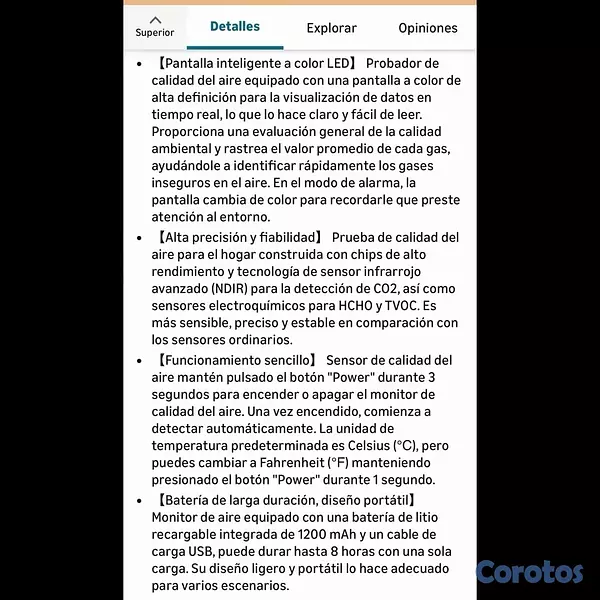aires acondicionados y abanicos - Monitor de Aire 9