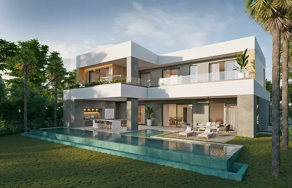 casas vacacionales y villas - Villa de Lujo con Increible Vista en Exclusivo Residencial de Cap Cana  6