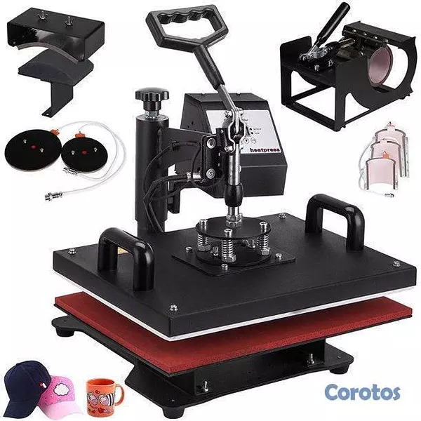 otros electronicos - Combo Maquina de sublimación 8 en 1 2