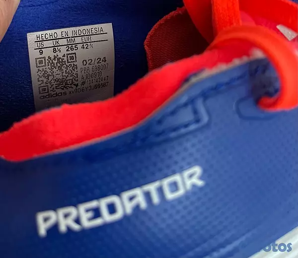Artículos Deportivos - vendo turf de fútbol predator como nuevos menos de 3 puestas , 3 mil pesos  3