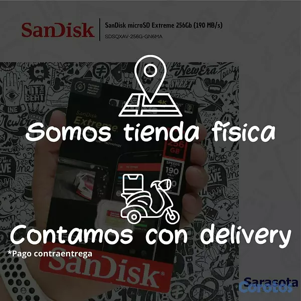 accesorios para electronica - SanDisk microSD Extreme 256Gb (190 MB/s) 3