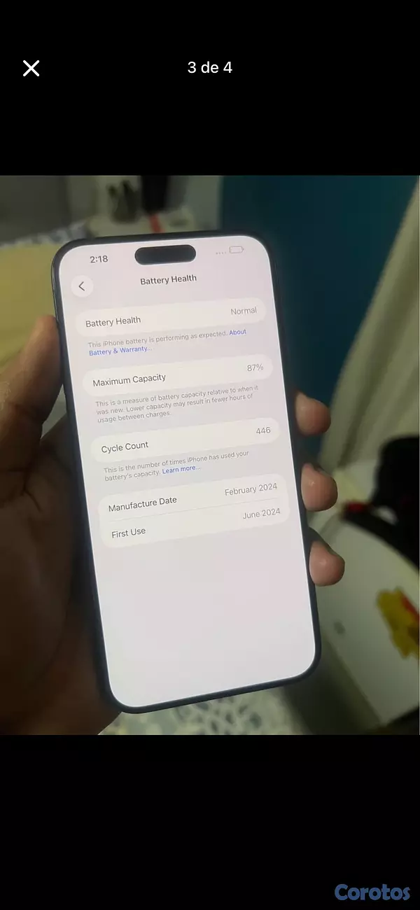 celulares y tabletas - iphone 15 pro max  2