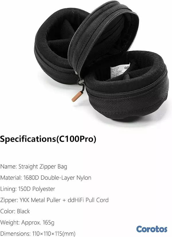 camaras y audio - ddHIFI C100 PRO Portable Storage Earphone Case 2