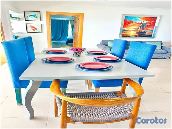 apartamentos - VENDO EXCLUSIVO APTO CON VISTA AL MAR DE 360 GRADOS EN BOCA CHICA, 2 HABS., 115  4