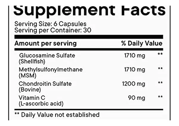 Salud y Equipamiento Médico - Glucosamina 1710 Mg Furstenmed 2