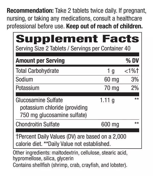 Salud y Equipamiento Médico - Glucosamina 80 Tab Nature S Way 2