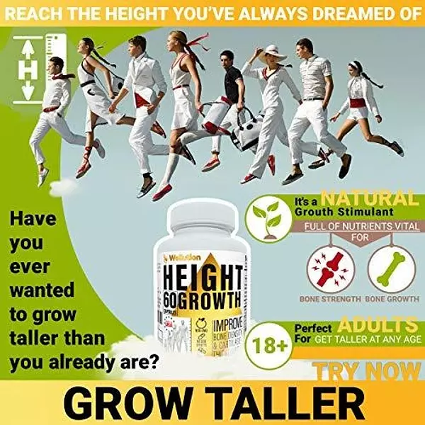 Salud y Equipamiento Médico - Height Growth Maximizer Supplement - Pildoras De Altura Natu 5