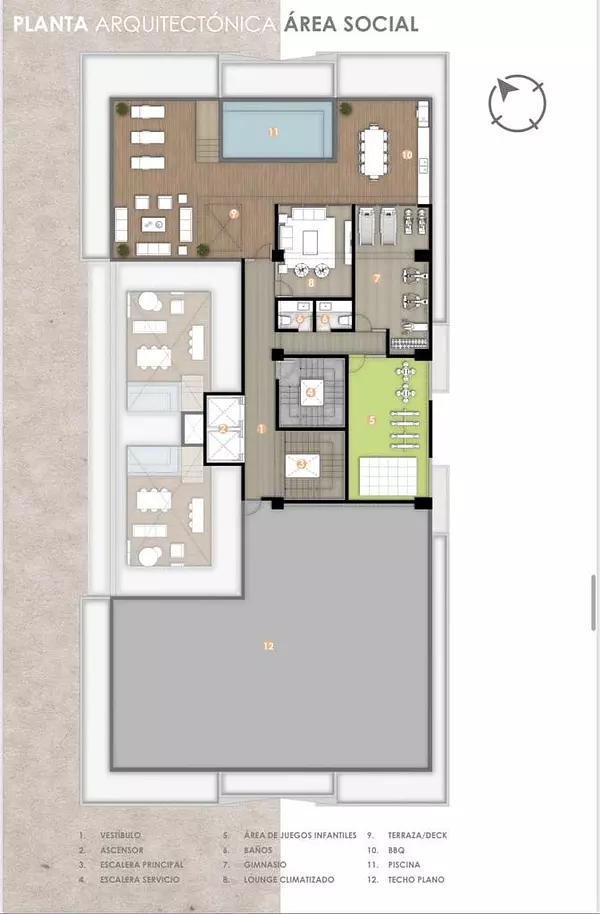 apartamentos - Apartamentos en construcción, torre de lujo en Gurabo, Santiago 5