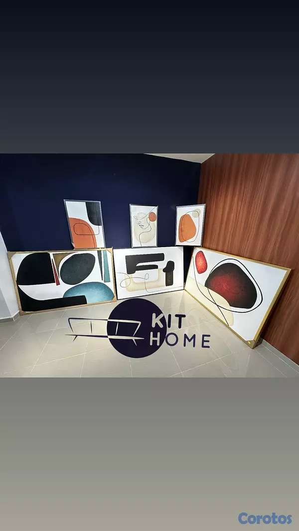 muebles y colchones - Cuadros abstractos 4