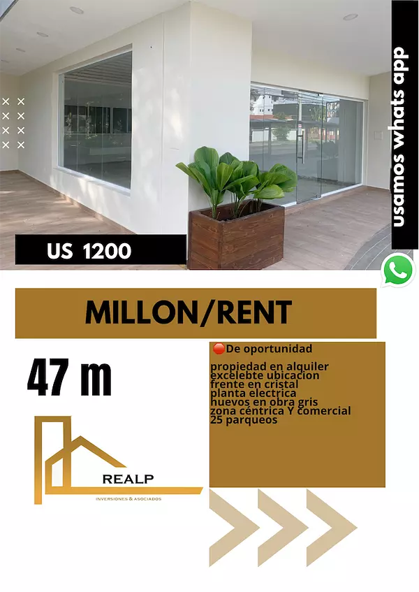 oficinas y locales comerciales - Local céntrico y comercial millon 1