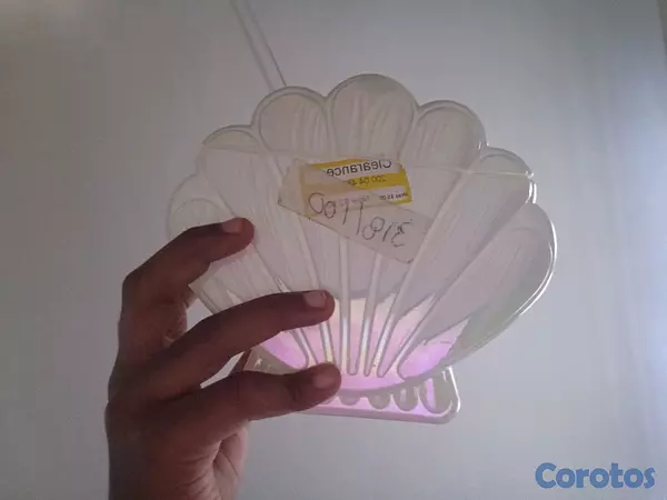 decoración y accesorios - vaso en forma de concha con chupe y con tapa 2